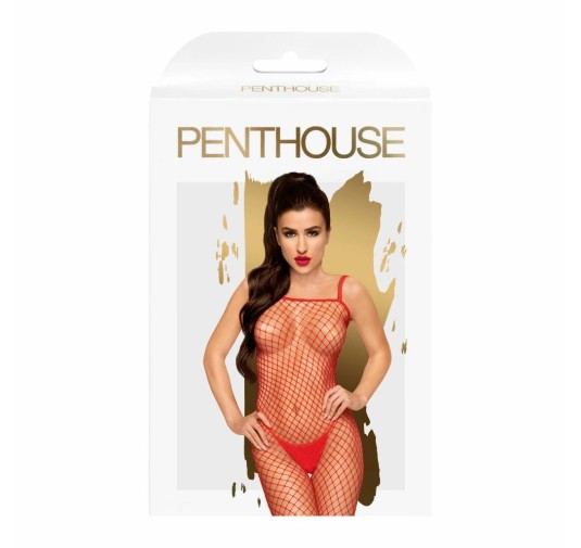 Bodystocking - Penthouse Body Search Red XL